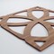 Ekena Millwork Large Daventry Decorative Fretwork Wood Wall Panels, Walnut, 23 3/8"W x 23 3/8"H x 3/8"T WALW24X24X0375DVNWA - alternate 2
